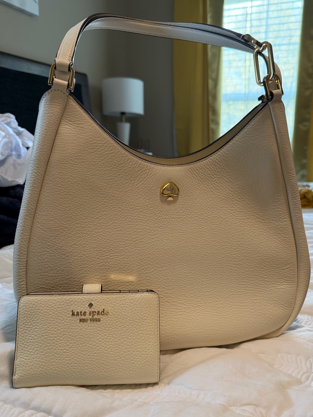 Kayla Large Triple Compartment Shoulder Bag with Matching Wallet